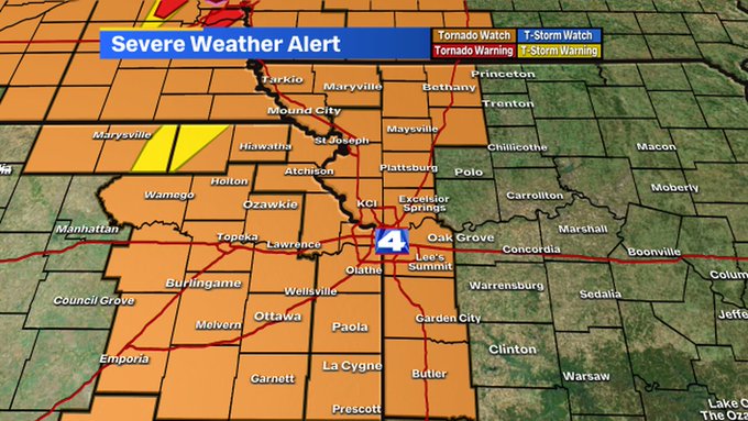Tornado watch canceled for the Kansas City area
