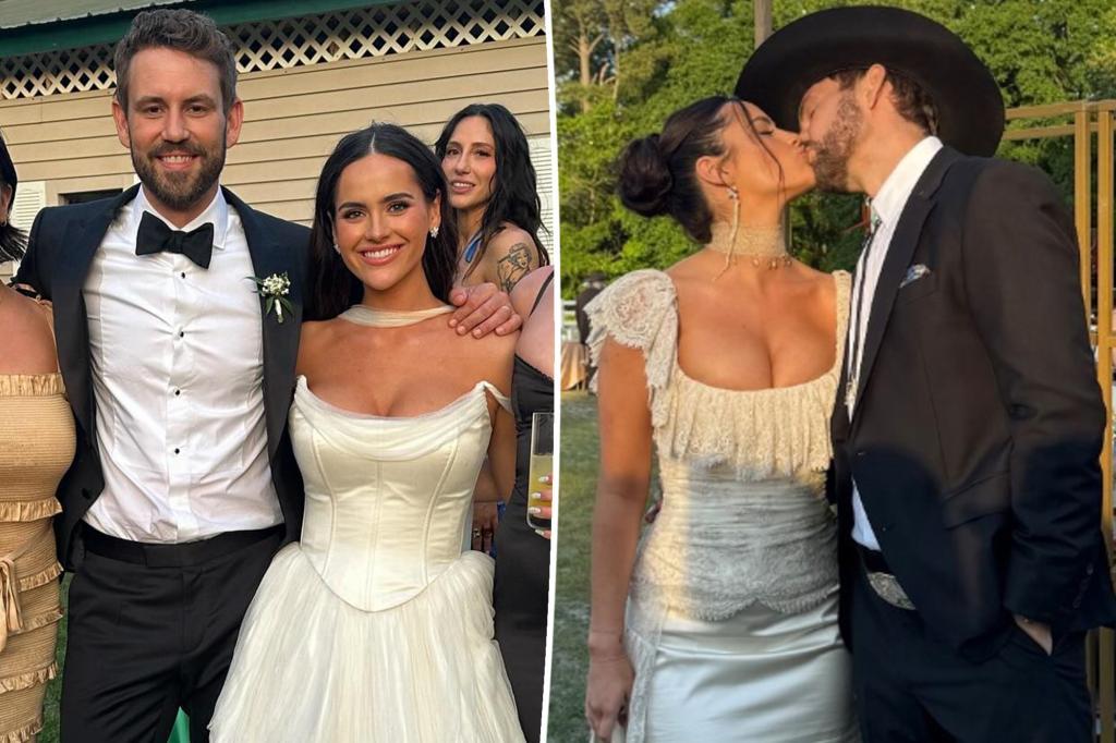 'Bachelor' alum Nick Viall marries Natalie Joy in 'ethereal' wedding in Georgia