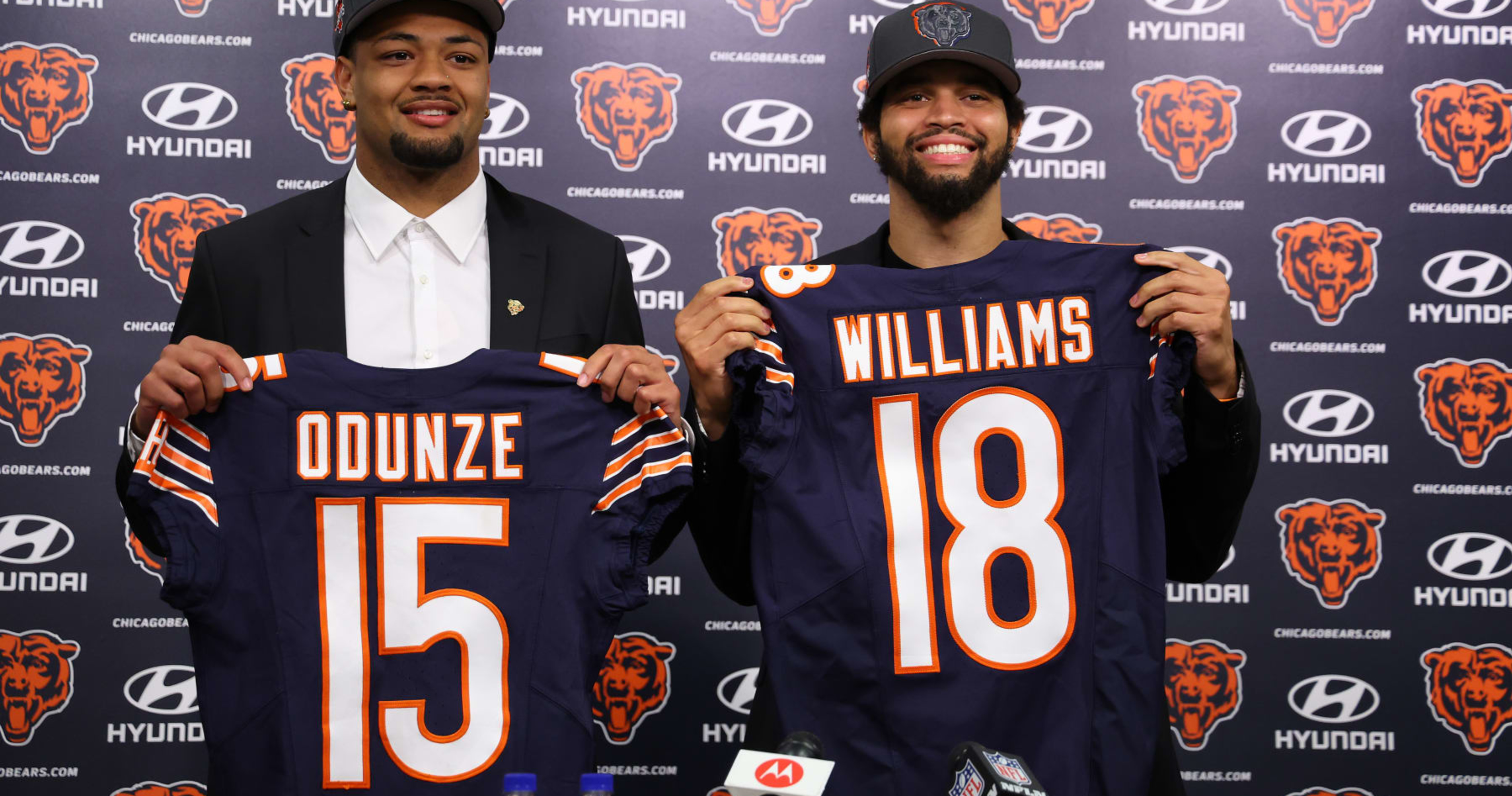 Photo: Caleb Williams to Wear No. 18 Bears Jersey After Going No. 1 in 2024 NFL Draft