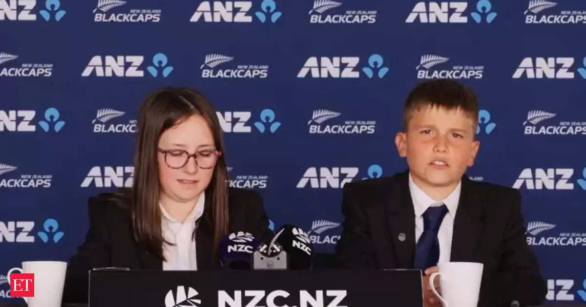 New Zealand's T20 World Cup squad announced by two kids Matilda and Angus: Watch cute video