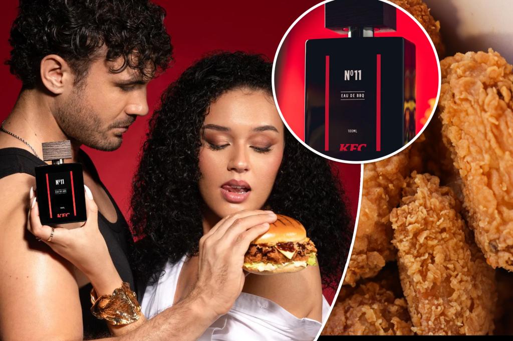 KFC debuts BBQ perfume that will leave you ‘tipsy with hunger’