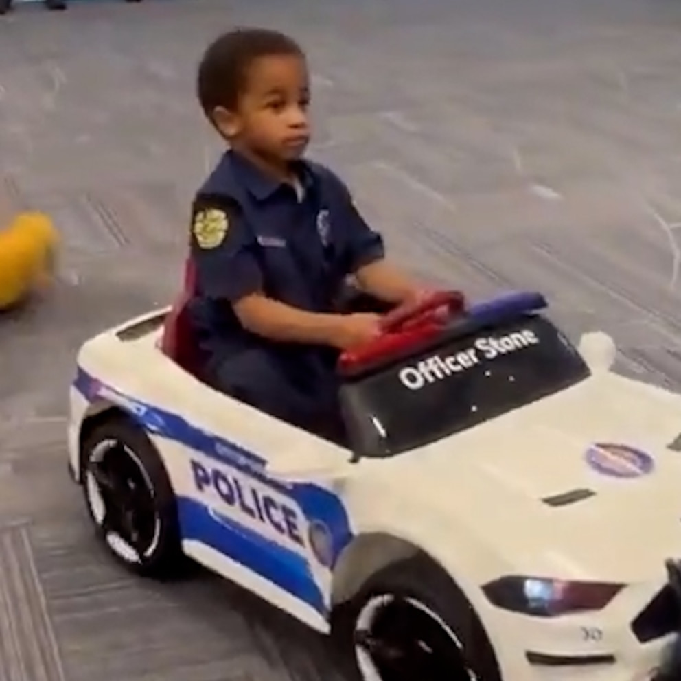 WATCH: This Florida toddler's dream of becoming an honorary police officer comes true