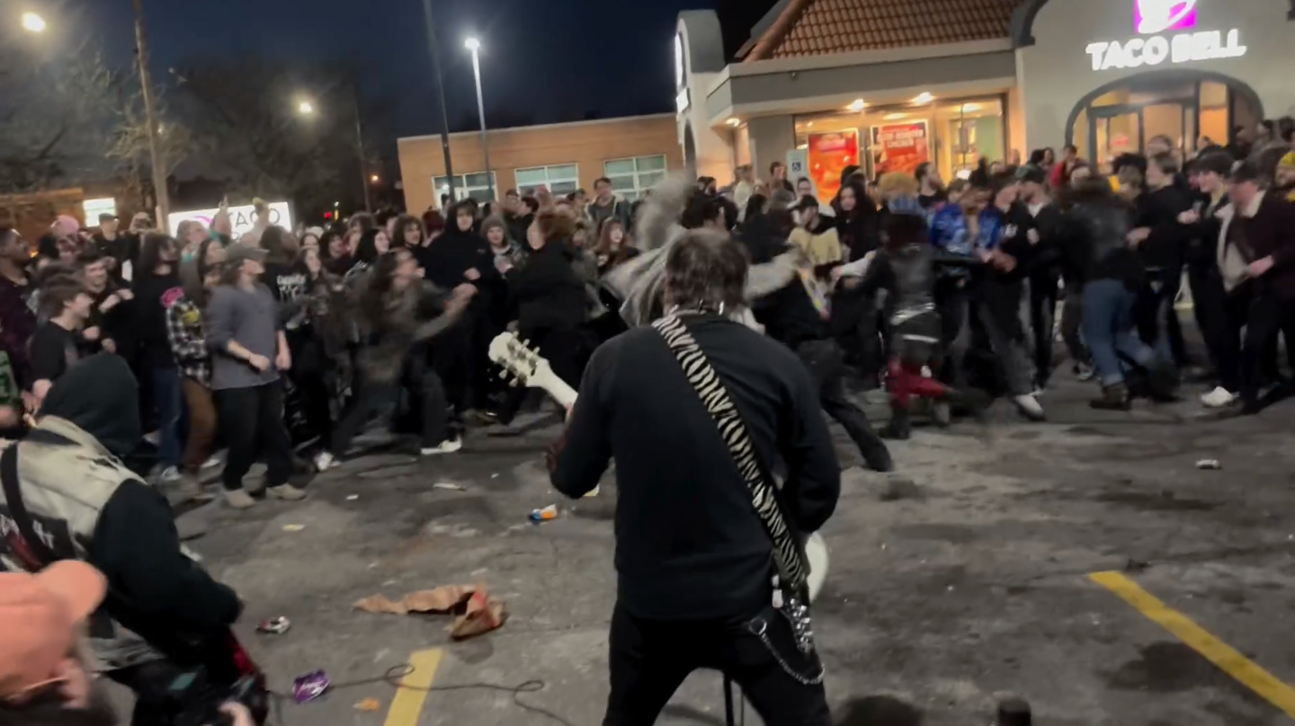 Watch Hardcore Bands Rock A Cleveland Taco Bell Parking Lot