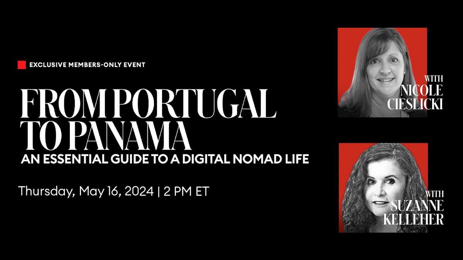 Members-Only Event: From Portugal To Panama: An Essential Guide To A Digital Nomad Life