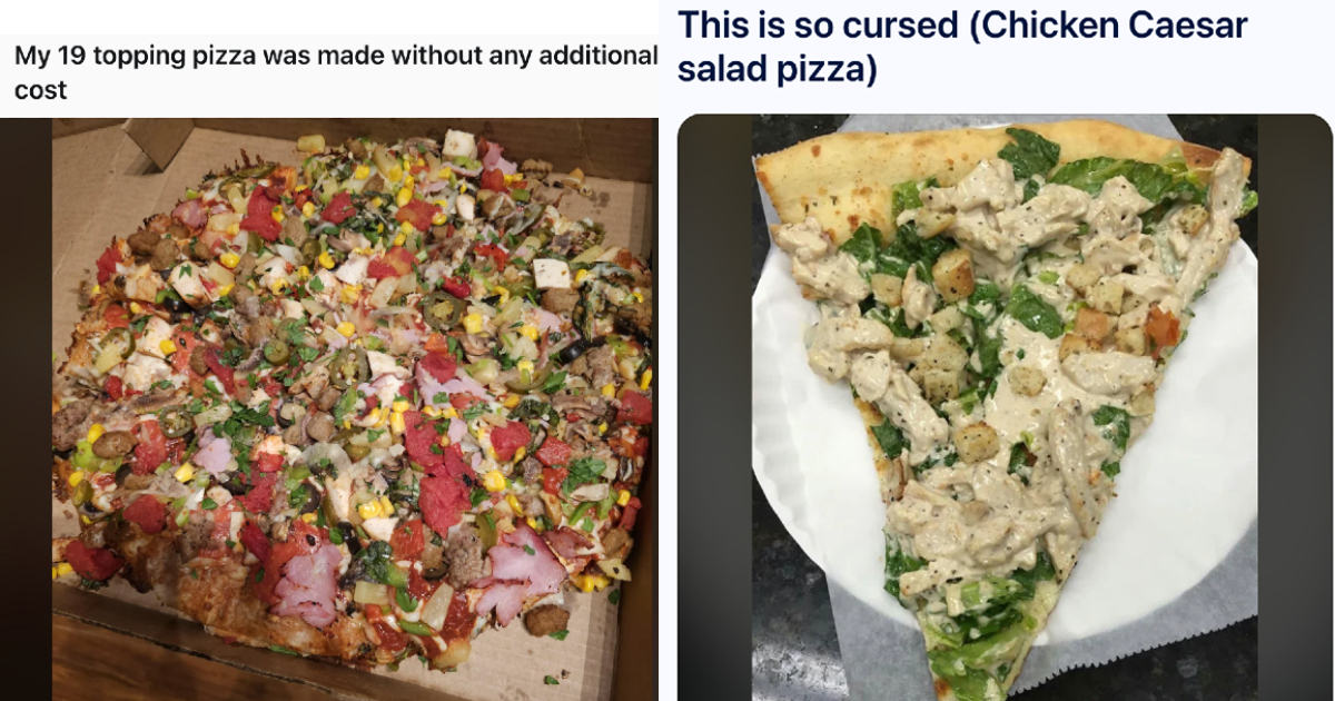 'My 19 topping pizza': 20 Frightfully flavored pizza pies