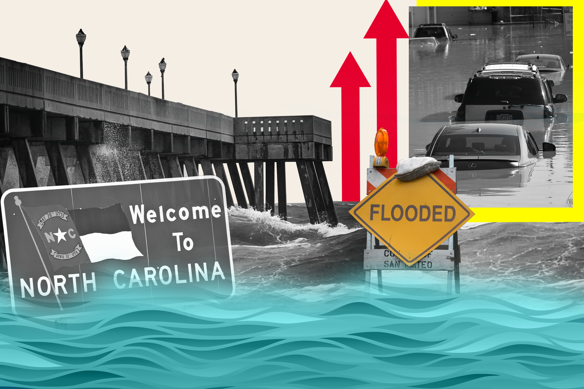 North Carolina Map Shows Where State Could Be Underwater From Sea Level Rise