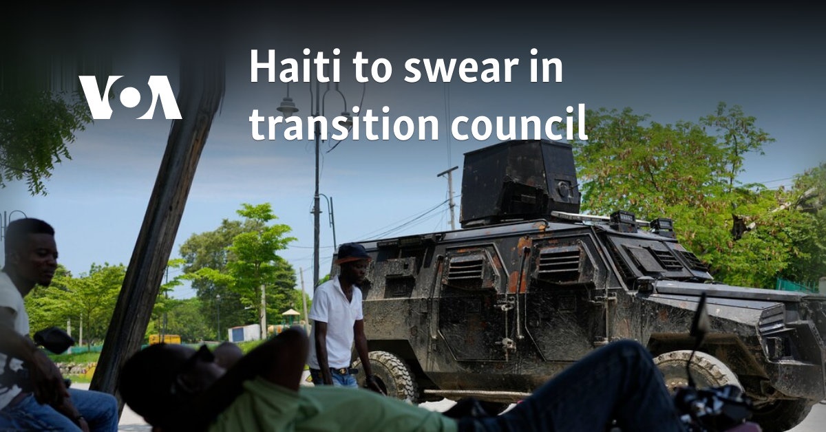 Haiti to swear in transition council