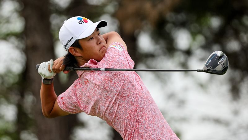 Kris Kim: 16-year-old amateur wows golf world by making cut on PGA Tour debut
