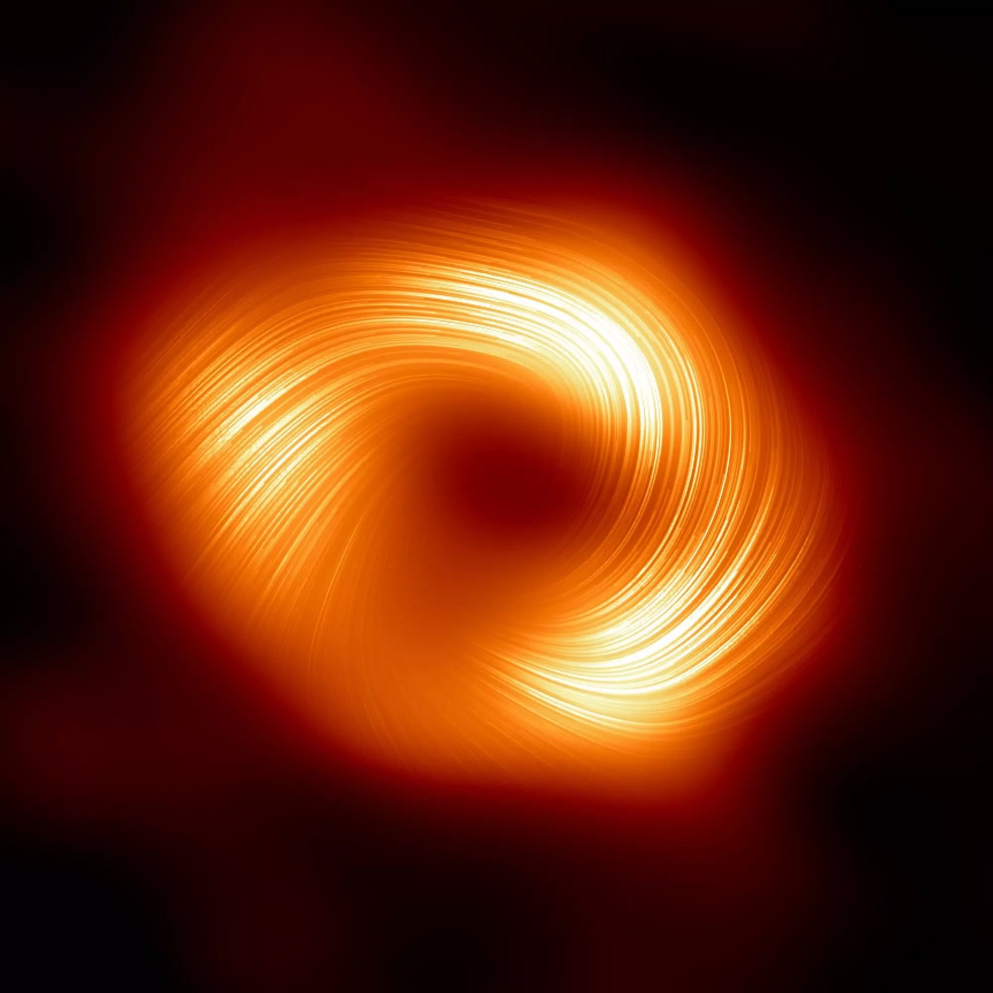 Here is what it would look like if you traveled into the event horizon of a black hole