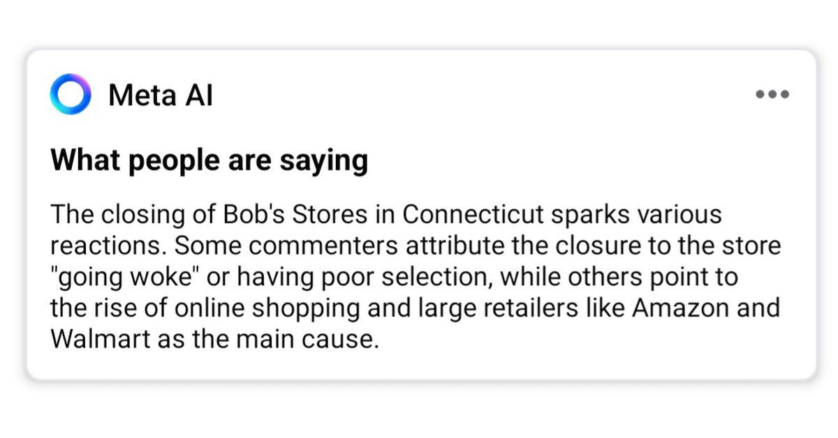 Meta’s AI is summarizing some bizarre Facebook comment sections
