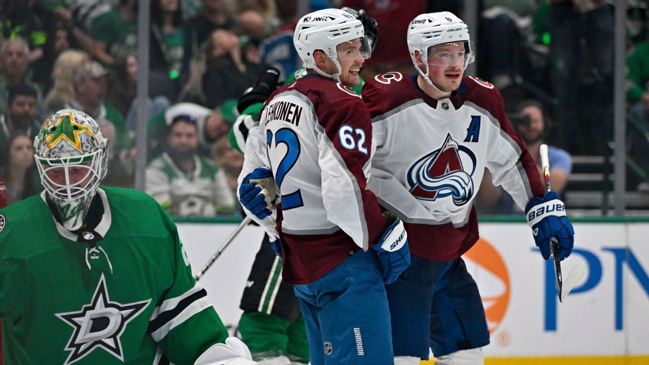 Makar's 2 goals help Avs stave off elimination