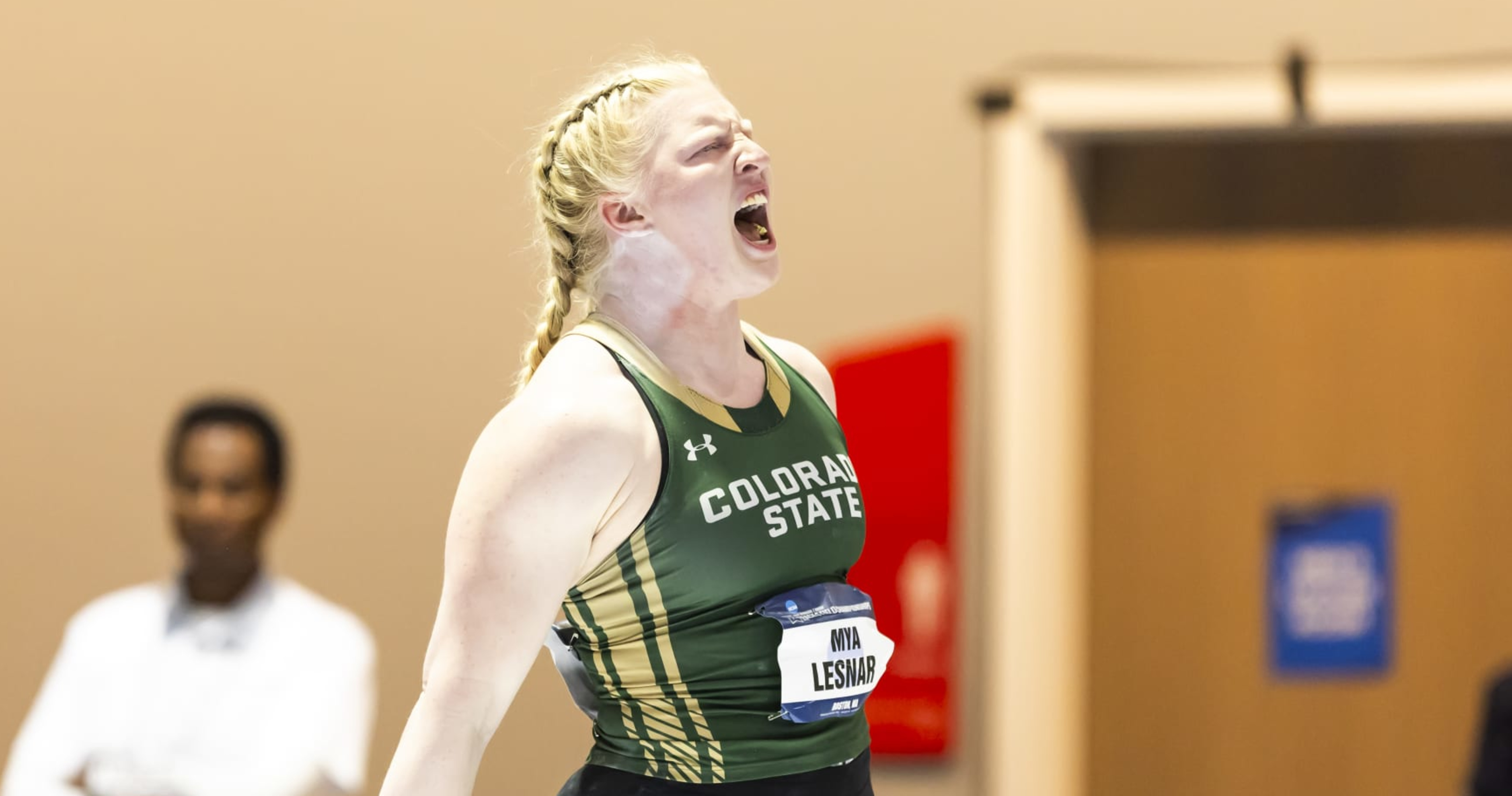 Video: WWE Star Brock Lesnar's Daughter Mya Breaks Her Own Shot Put Record at CSU