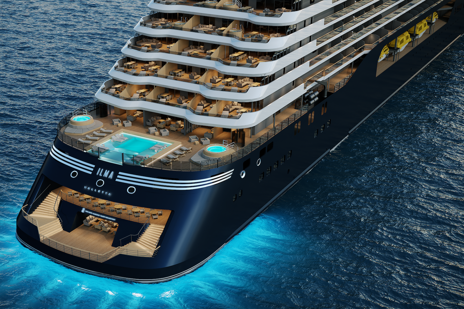 Ritz-Carlton releases images of its second superyacht, and it looks stunning