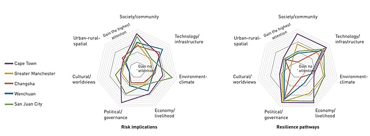 Comparative research on resilience-related policies and local practices in five cities worldwide