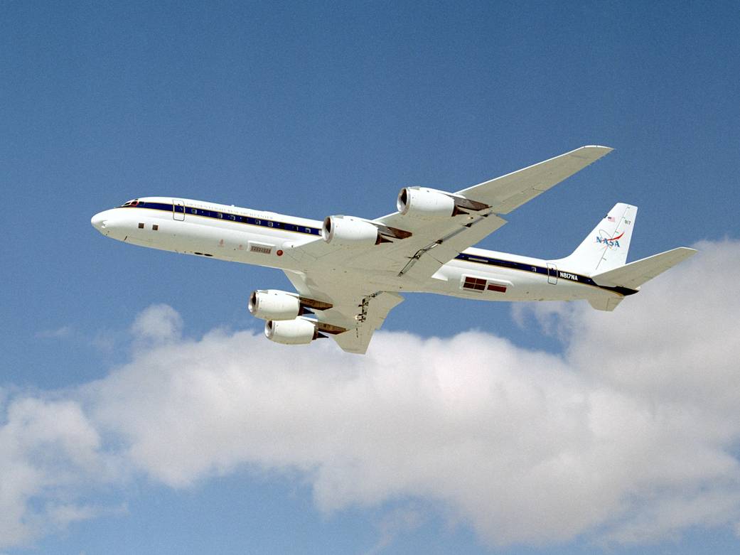 NASA’s DC-8 to Fly Low Altitude Over Pocatello, Idaho, for Final Flight