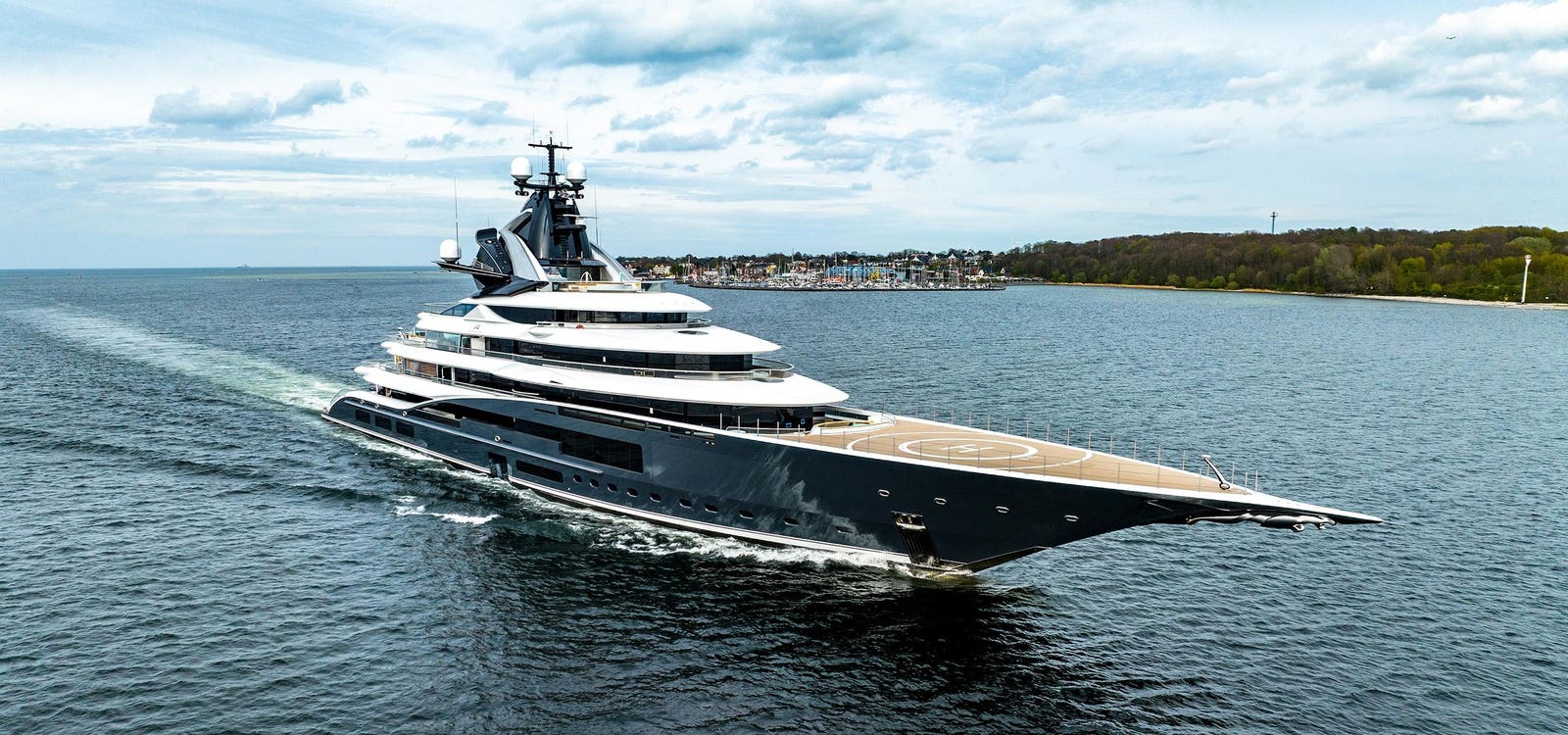 400-Foot-Long Superyacht Kismet Embarks On Maiden Voyage