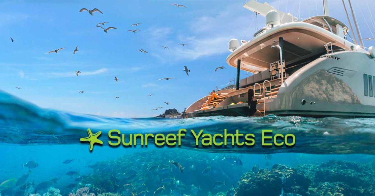 Sustainability at sea: Sunreef is integrating recycled plastic bottles into solar electric yachts