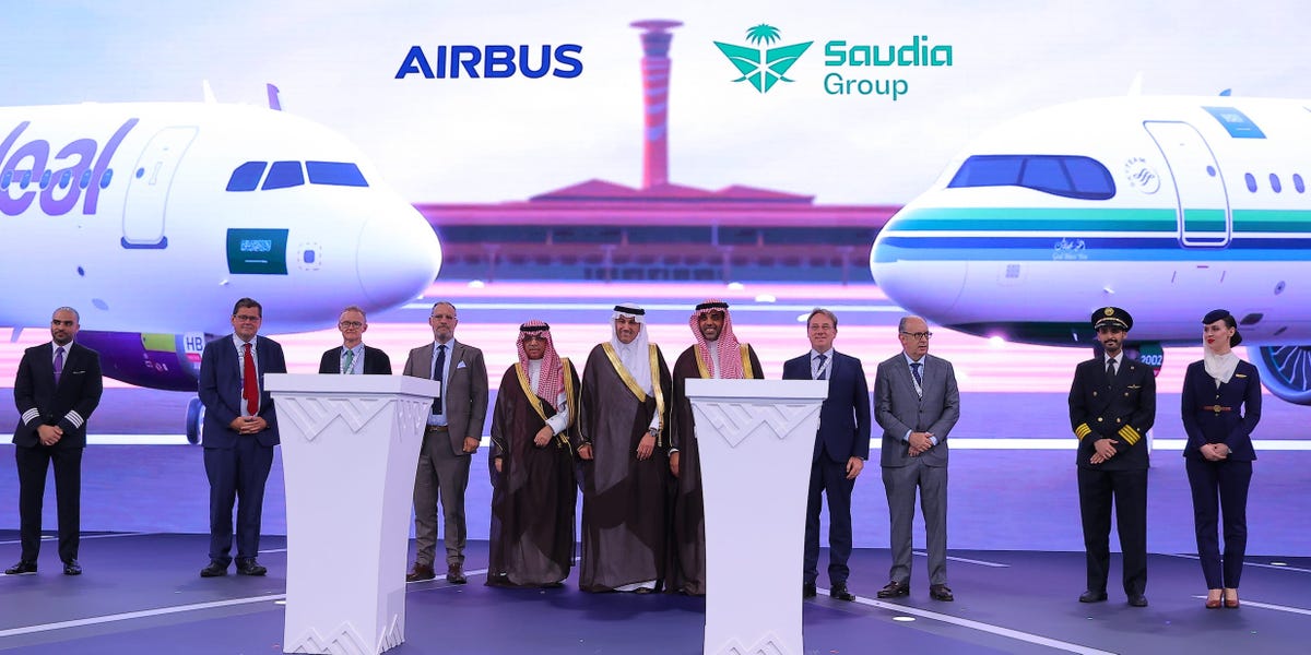 Saudi Arabia snubbed Boeing with a huge Airbus order, the biggest aircraft deal in the country's history