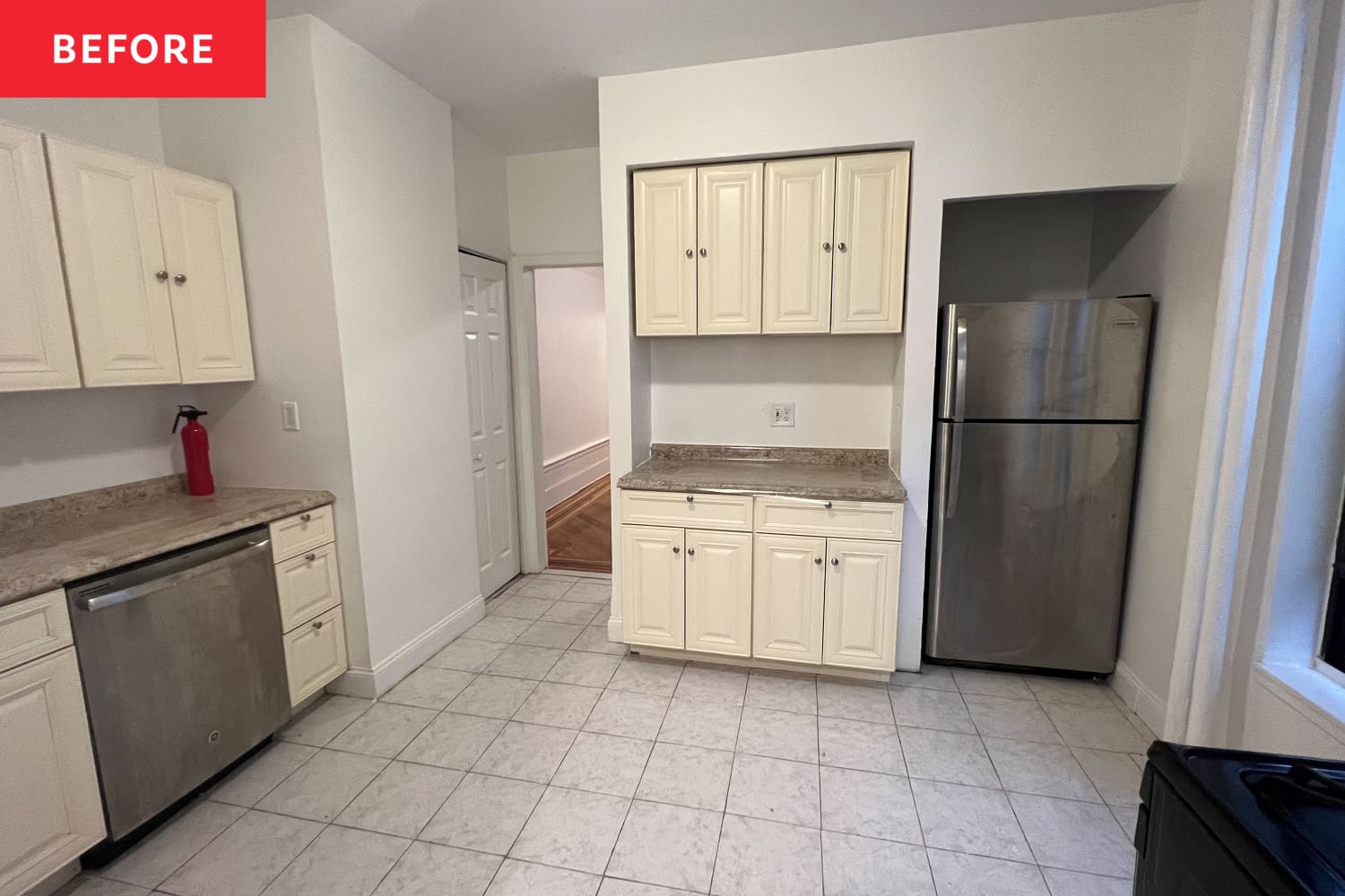 Before & After: A “Dated” Cramped Kitchen Gets a Bright, Airy Makeover (for Only $1,200!)