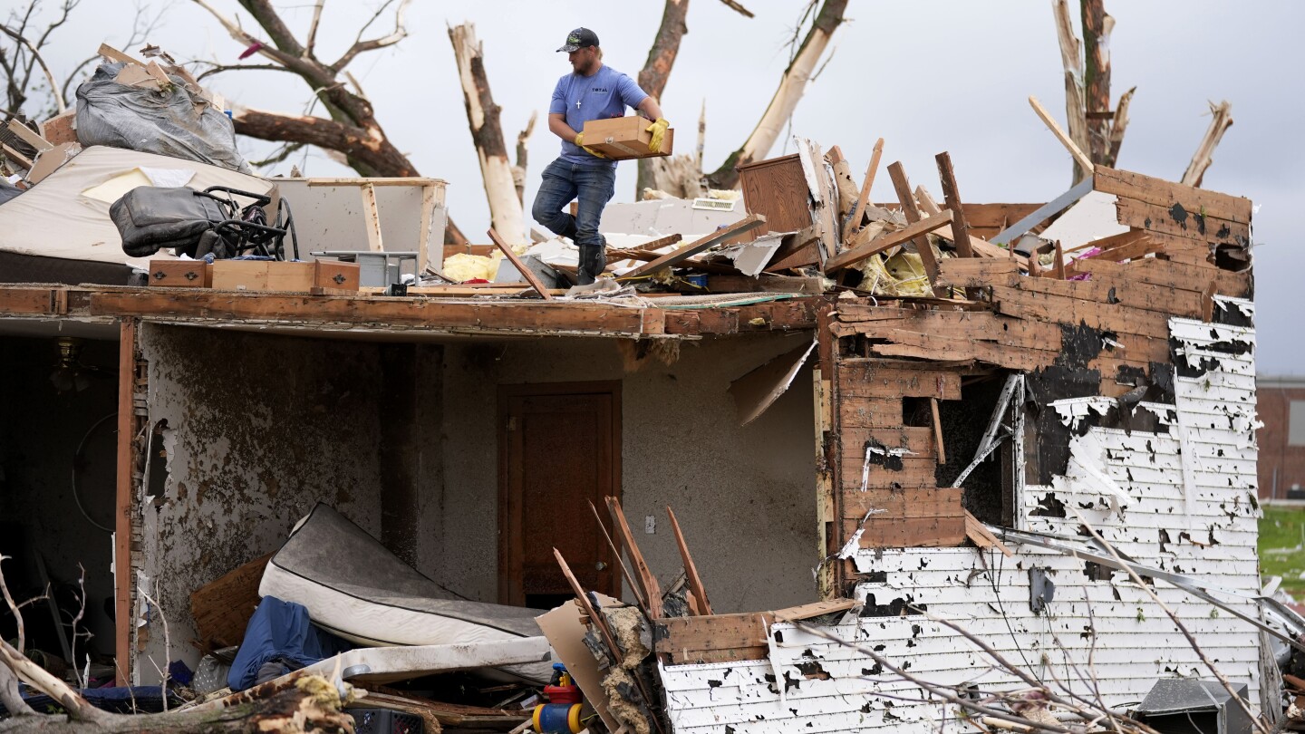 Tornado kills multiple people in Iowa as powerful storms again tear through Midwest...