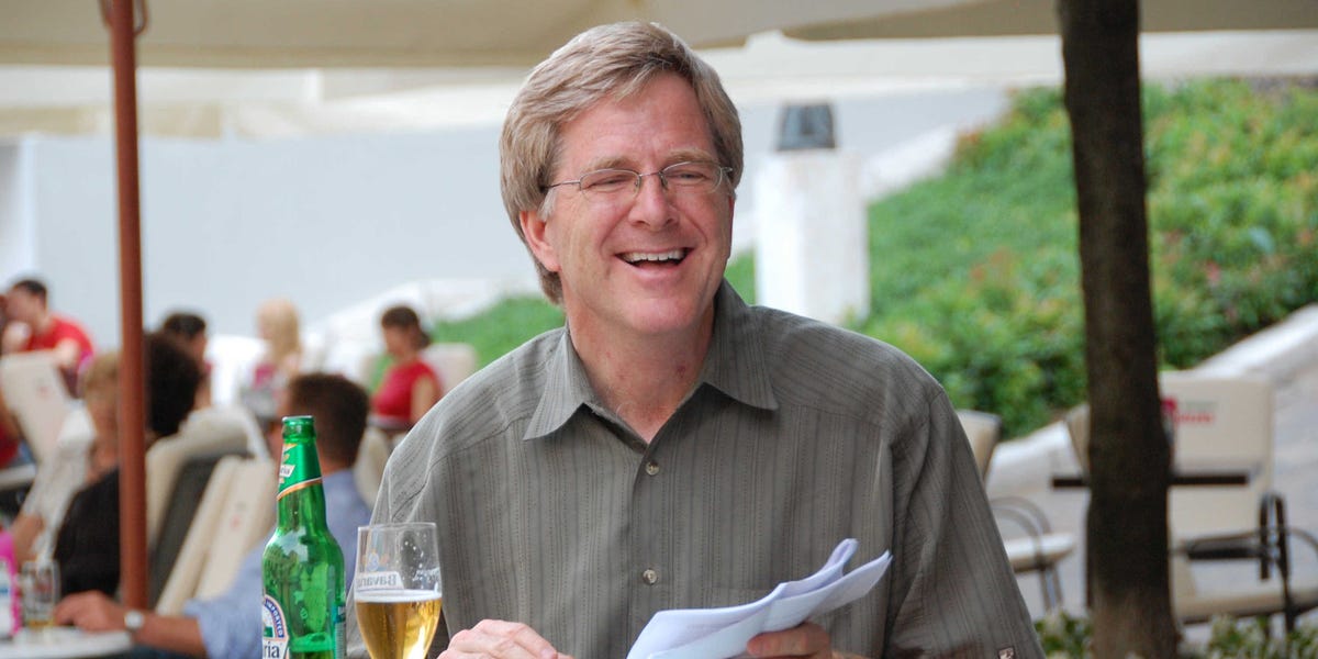 Travel expert Rick Steves says he only flies in economy: 'It never occurred to me that I'm suffering'