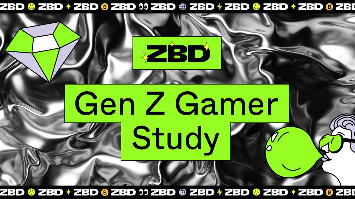 ZBD Gen Z gamer study: spending habits, creators, bitcoin rewards