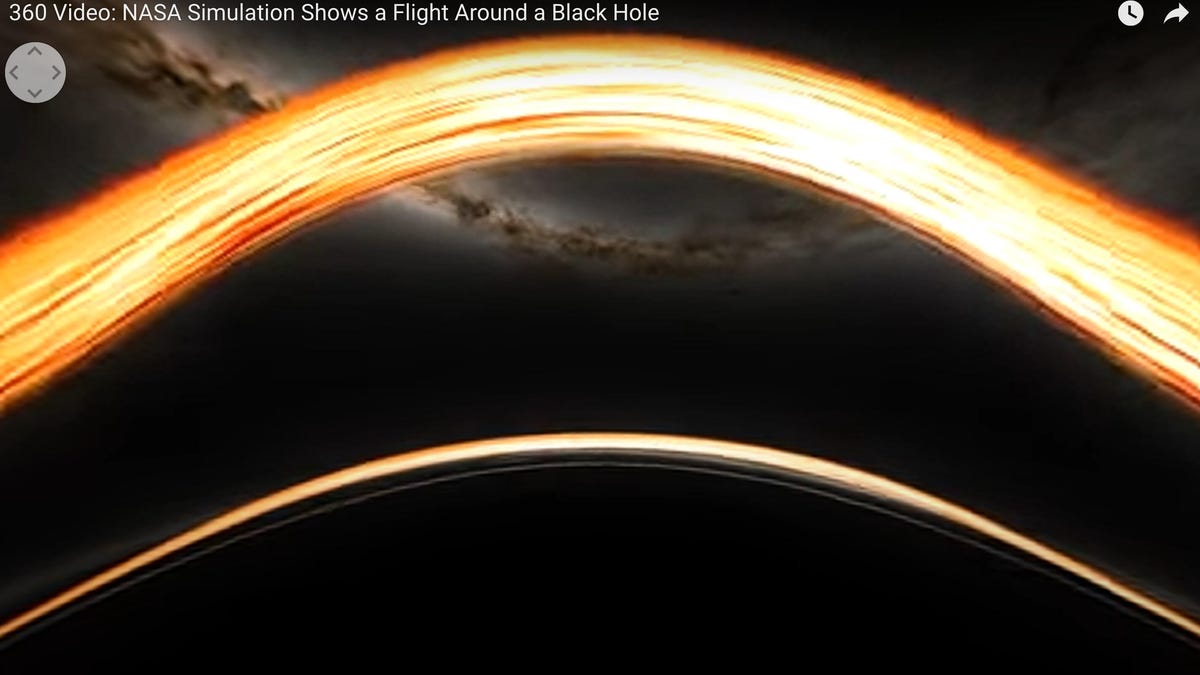 Plunge Across a Black Hole's Event Horizon Courtesy of New NASA Video - CNET