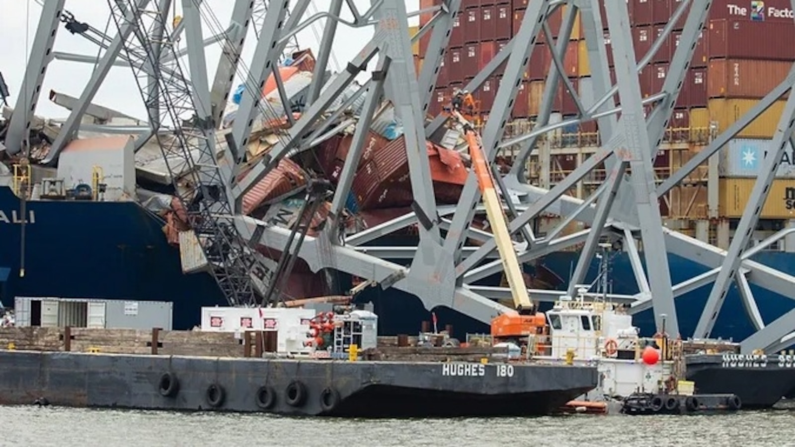 Engineers to set off explosives at Francis Scott Key Bridge wreckage site