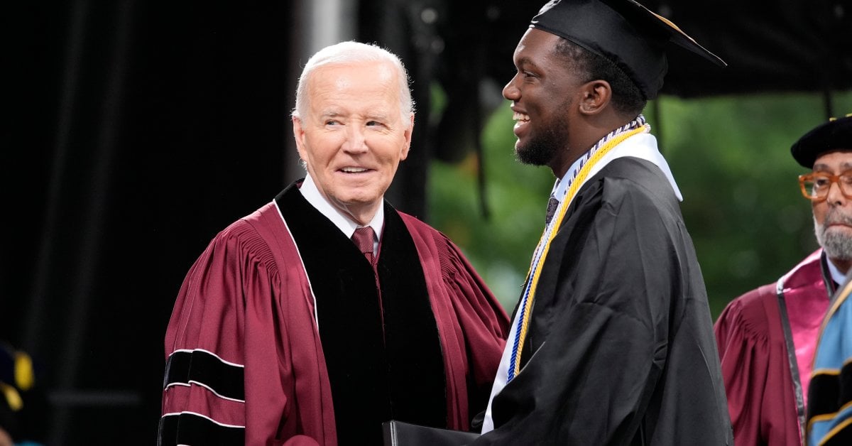 Biden Addresses the Israel-Hamas War During His Morehouse College Commencement Speech