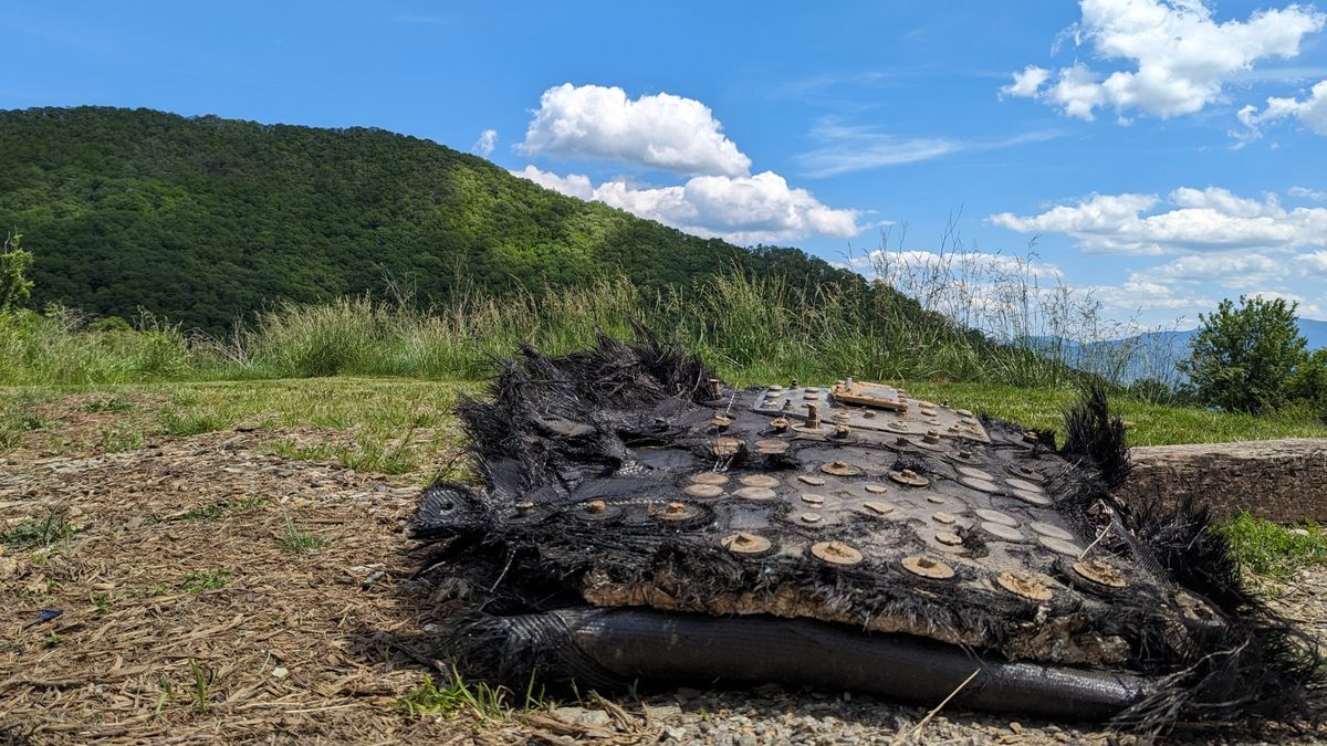 Space debris from SpaceX Dragon capsule crashed in the North Carolina mountains. I had to go see it (video)