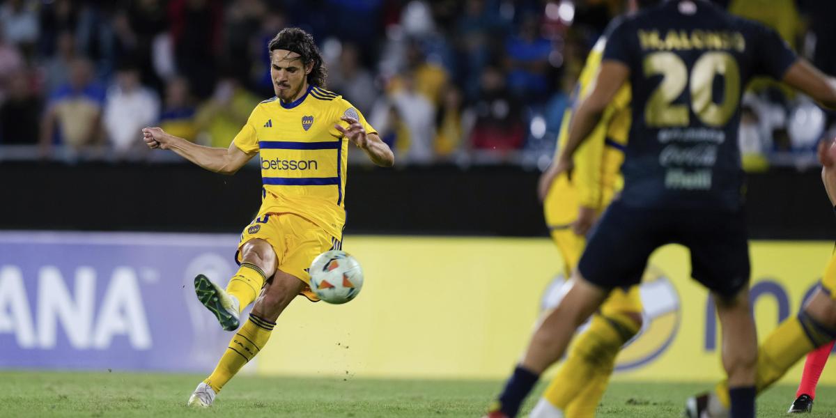 Cavani rescata a Boca con un gol para enmarcar