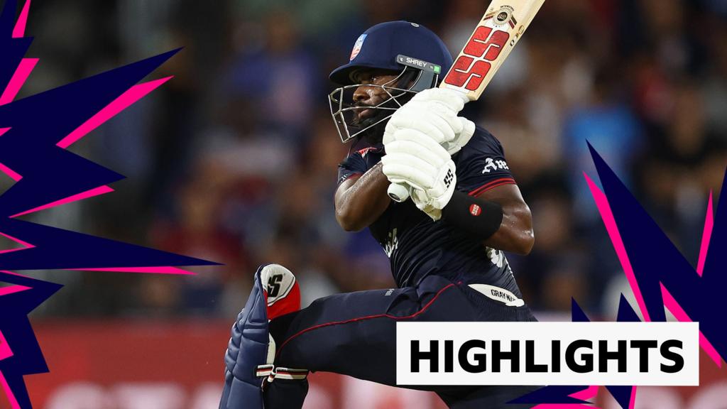 Jones hits 10 sixes as USA win T20 opener