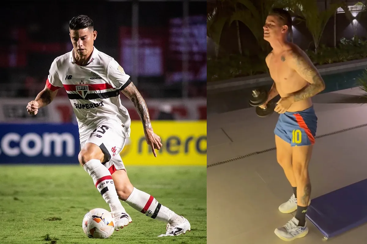 La cuenta regresiva para que James salga del Sao Paulo