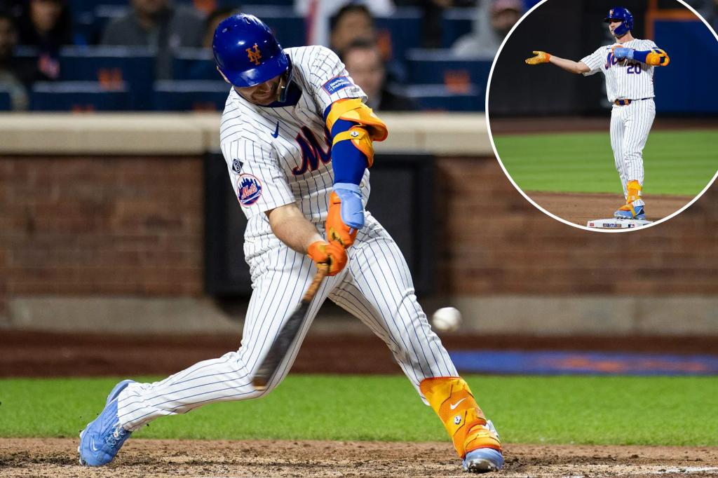 Mets' Pete Alonso delivers clutch pinch-hit double one day after injury scare