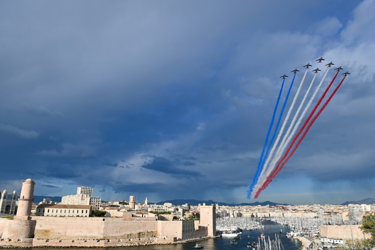 Olympic Torch Relay Sets Off In Marseille