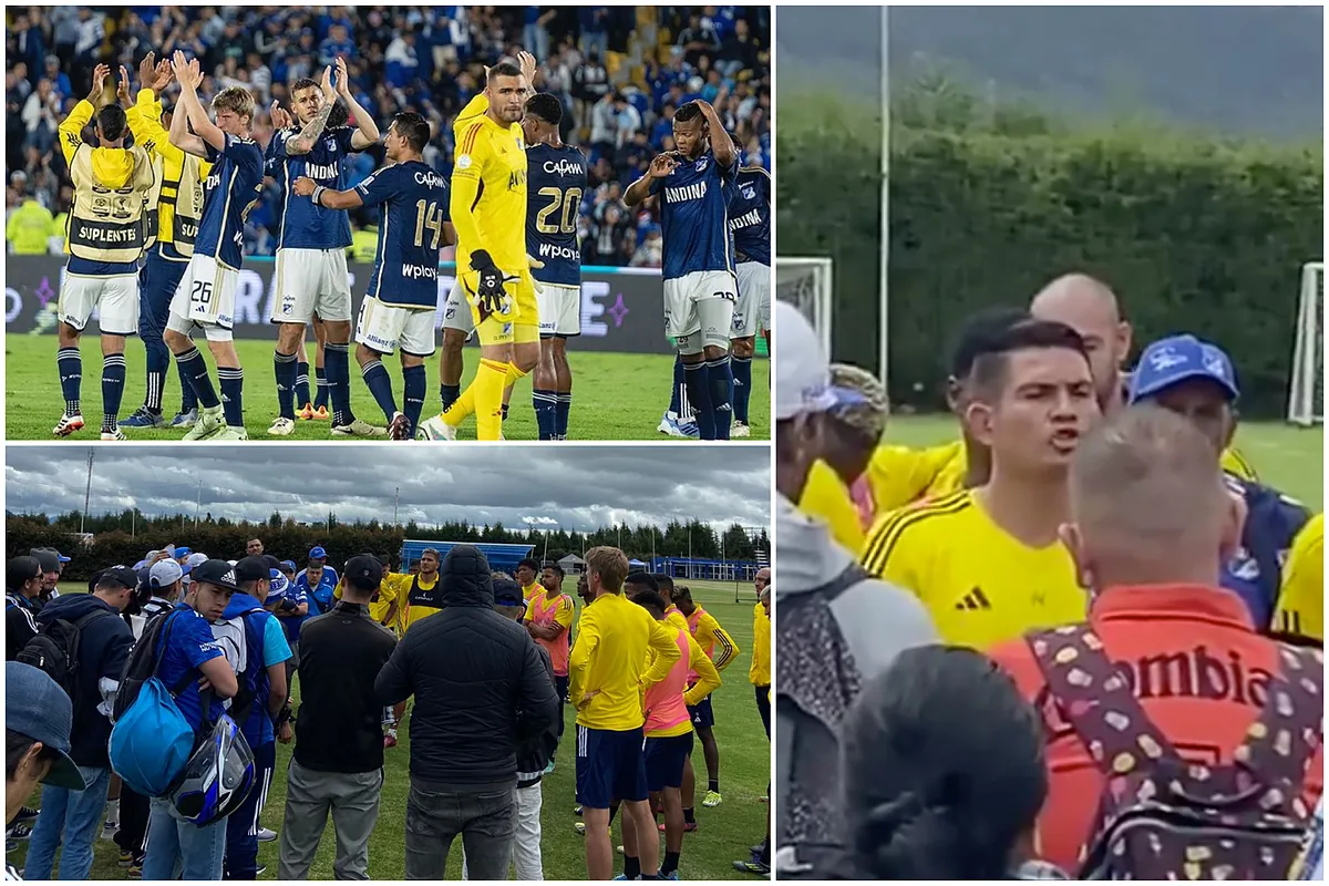 'Barra brava' de Millonarios confrontó a jugadores antes de cerrar cuadrangulares contra Junior