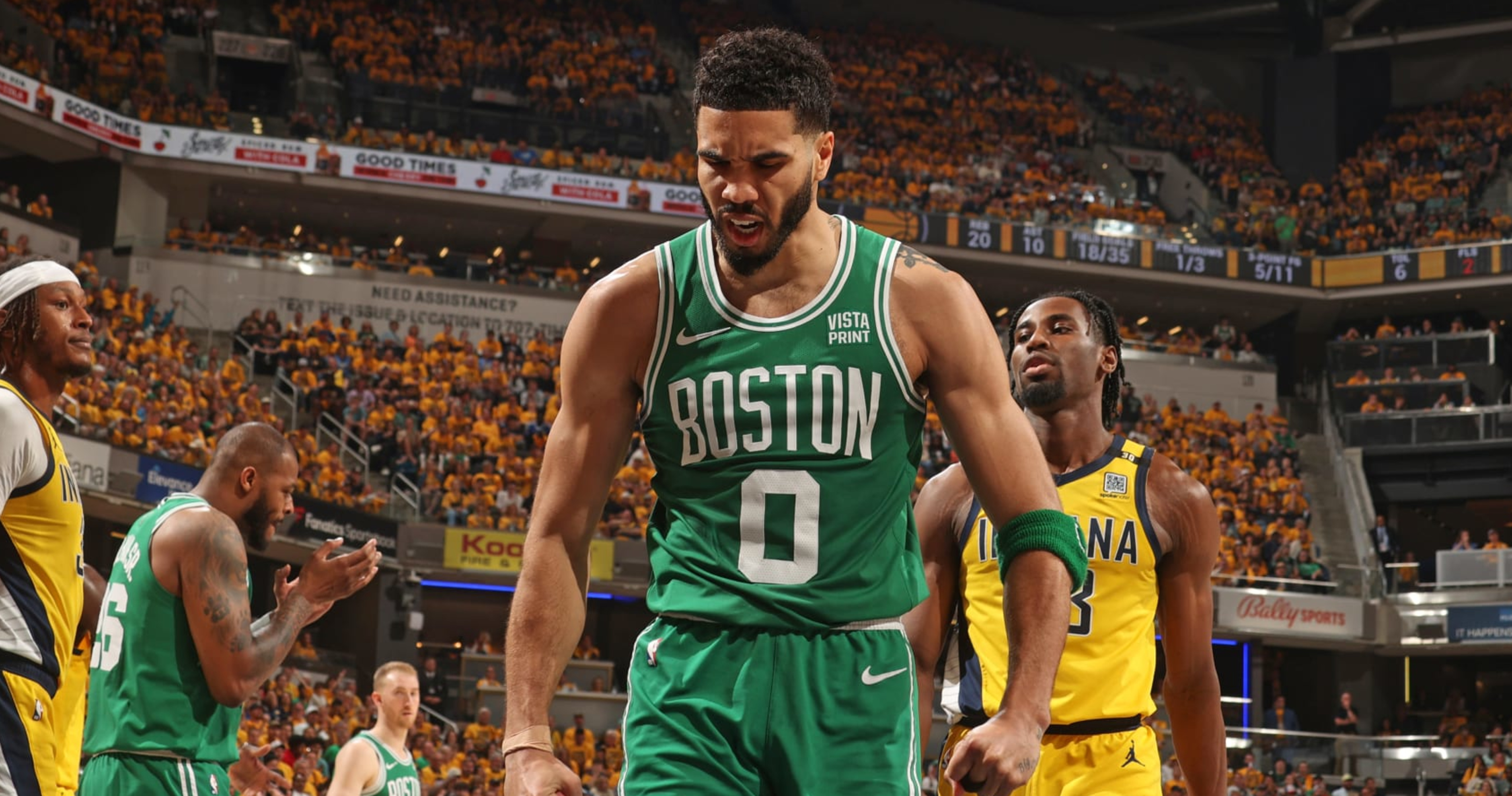 Jayson Tatum, Celtics Sweep Pacers Without Haliburton as NBA Finals Trip Excites Fans