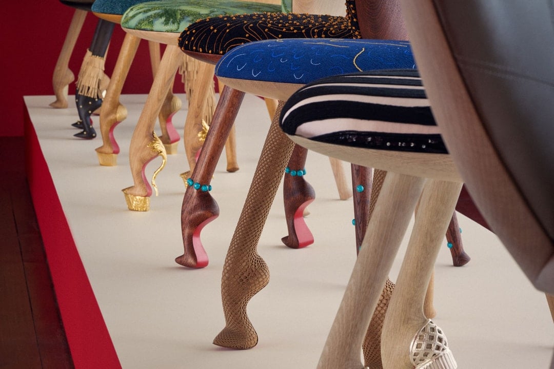 Pierre Yovanovitch Taps Christian Louboutin for Red-Bottom Chair Collection