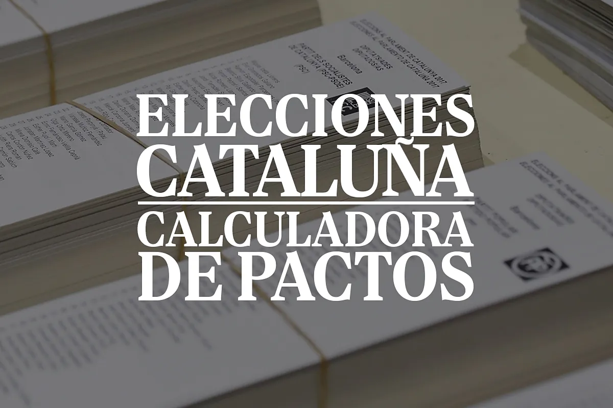 Calculadora de pactos de las elecciones en Cataluña 2024: posibles alianzas