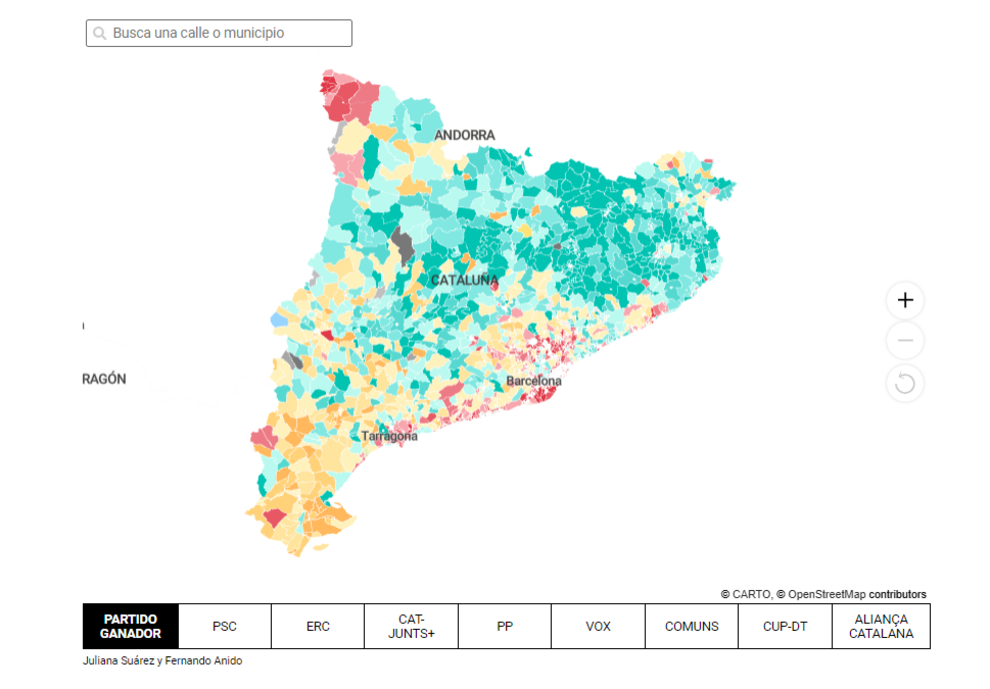 ¿Qué han votado tus vecinos el 12-M? Consulta los resultados, calle a calle