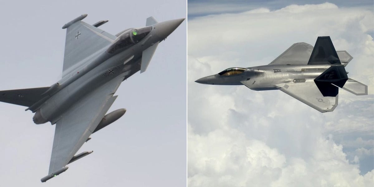 US Air Force's F-22 Raptors lost to German Eurofighters in mock dogfights, but the verdict on the superior jet isn't as simple