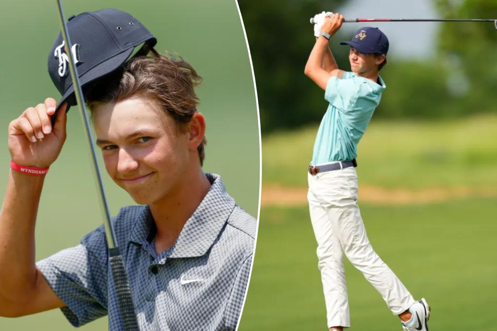 Miles Russell, 15, set for PGA Tour debut at Rocket Mortgage Classic