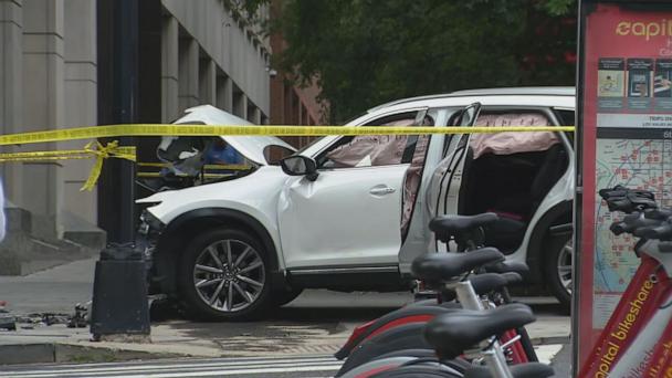 Elderly woman killed after suspect carjacks vehicle, crashes into building: Police