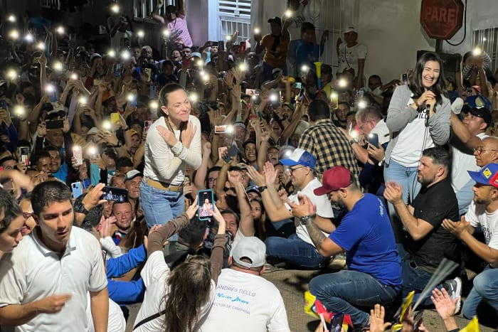 Venezuela's barred opposition candidate is now the fiery surrogate of her lesser-known replacement