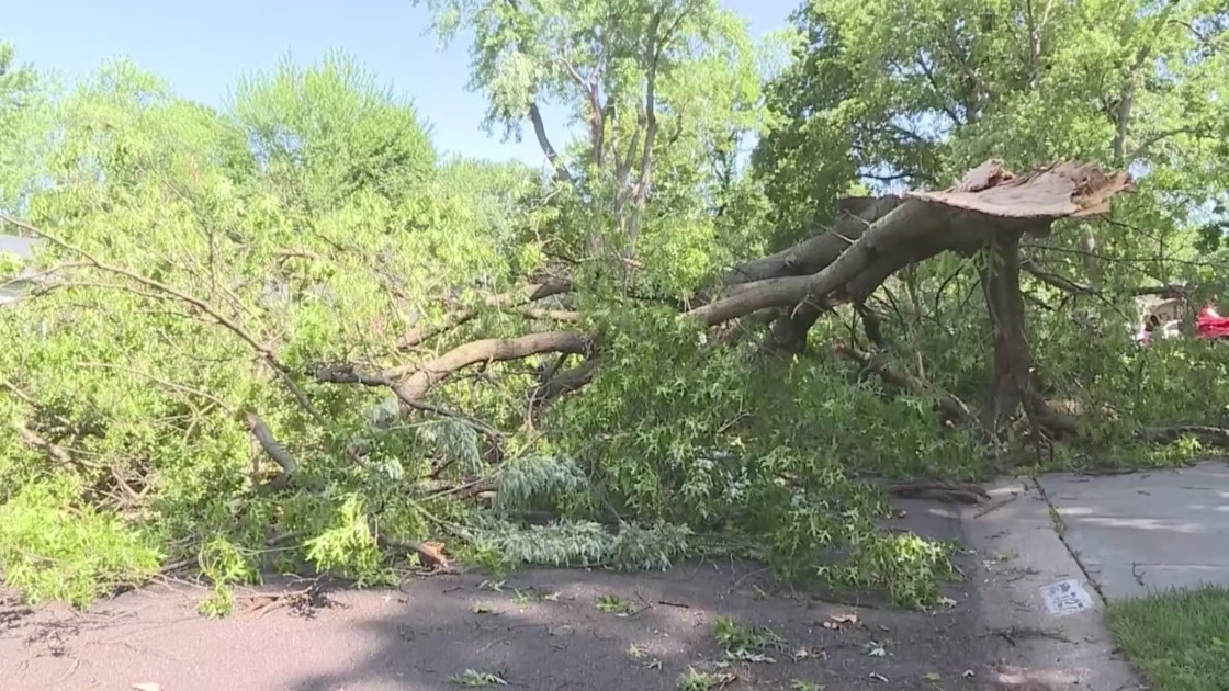 City of Leawood, Kansas offers curbside storm debris pickup