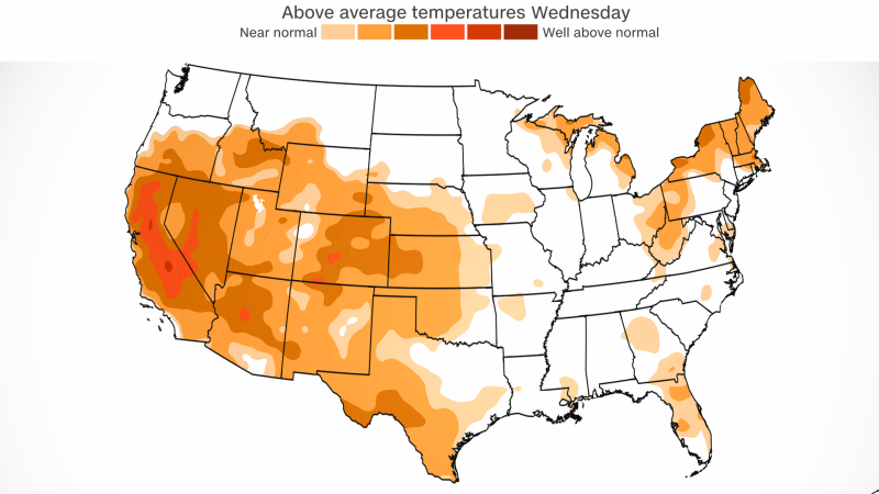 California heat dome will send temperatures into the triple-digits across the West as fires burn