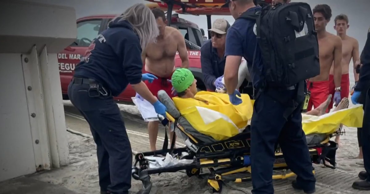 Shark attack victim punched it in the face before he was rescued, friend says