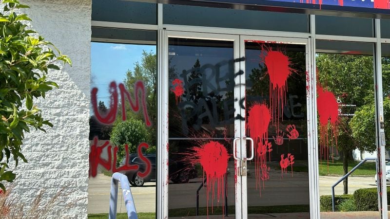 University of Michigan regent’s law firm vandalized with antisemitic language