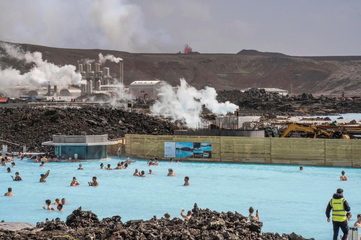 Popular geothermal spa in Iceland reopens to tourists after nearby volcano stabilizes