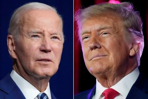 Trump and Biden on ballot